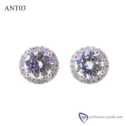 Anting Anting Tusuk Style Berlian Silver 925 1 ant03a