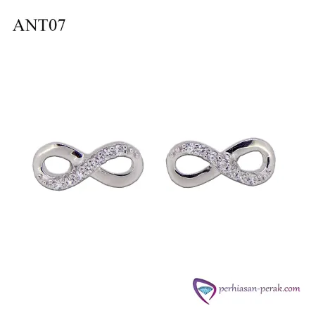 Anting Anting Tusuk Infinite Silver 925 2 ant07a