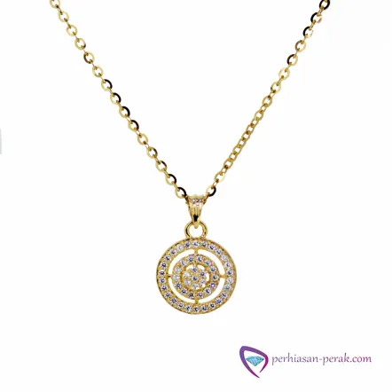 Kalung Variasi Tiffany Silver Necklace 925 Gold Series KG2 1 kalung_gold_02