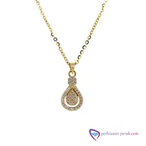 Kalung Variasi Ninas Silver Necklace 925 Gold Series KG4