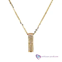 Kalung Variasi Lanny Silver Necklace 925 Gold Series KG15